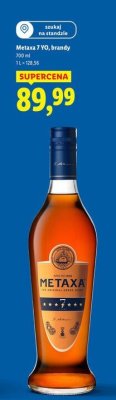 Brandy Metaxa 7YO 700 ml promocja w Lidl