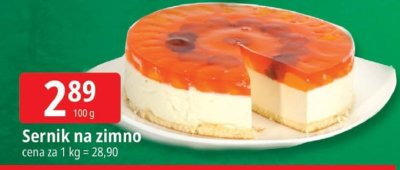 Sernik na zimno promocja w Leclerc