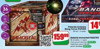Petarda lontowa Bang Terror PXP209 promocja w Dino