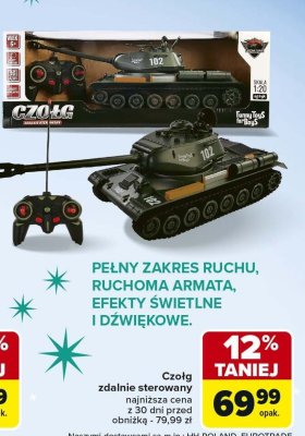 Czołg zdalnie sterowany promocja w Carrefour