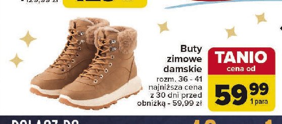 Buty zimowe damskie rozm. 36-41 promocja