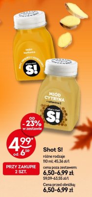 Shot S! różne rodzaje promocja w Żabka