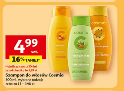Szampon do w艂os贸w vitamin complex Cosmia promocja