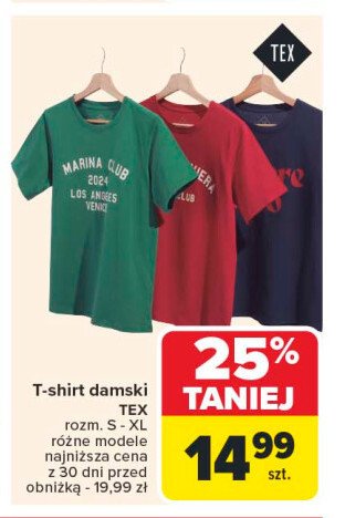T-shirt damski s-xl Tex promocja