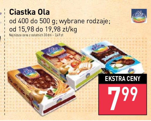 Ciastka polskie smaki lata wiśnia Ola promocja