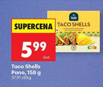 Taco Shells Pano 158 g promocja w Biedronka