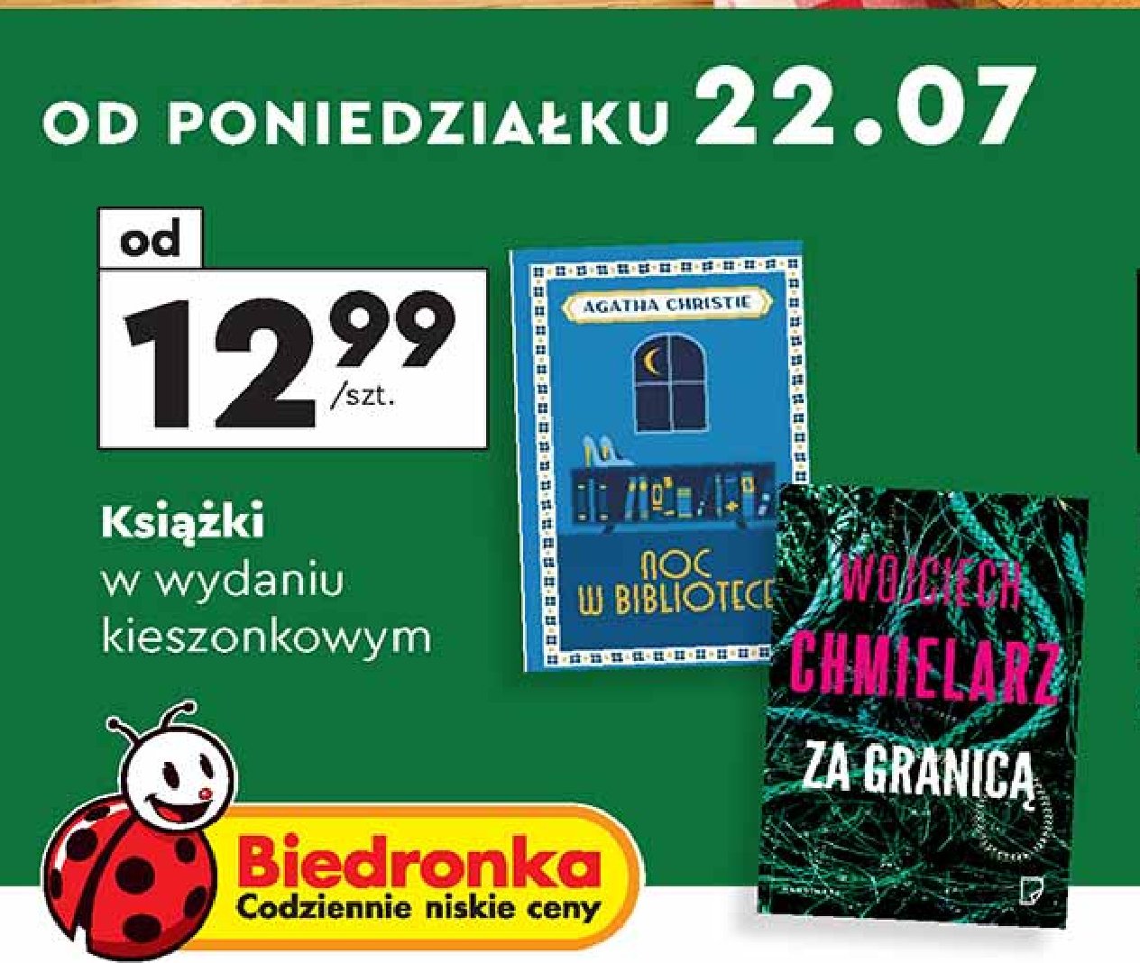 Agata christie "noc w bibliotece" promocja