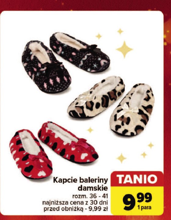 Kapcie baleriny 36-41 promocja