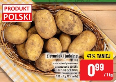 Ziemniaki jadalne promocja w POLOmarket
