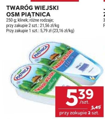 Twaróg wiejski OSM Piątnica promocja w Stokrotka