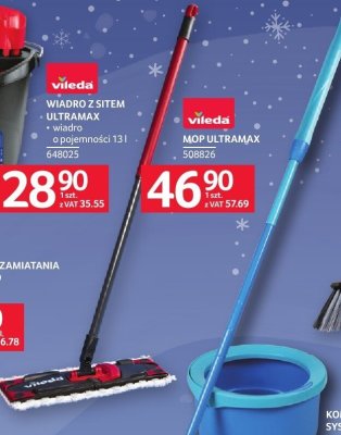Wiadro z sitem ULTRAMAX Vileda promocja w Selgros