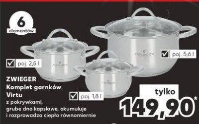 Komplet garnków virtu Zwieger promocja