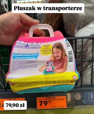 Pluszak w transporterze Pet Shop Surprise promocja w Biedronka