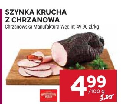Szynka krucha z Chrzanowa promocja w Stokrotka
