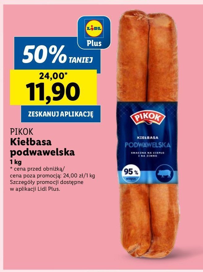 Kiełbasa podwawelska Pikok promocja