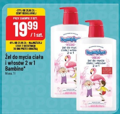 Żel do mycia ciała i włosów 2 w 1 Bambino promocja w POLOmarket