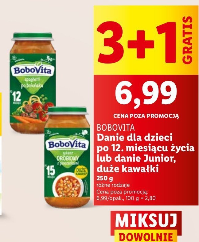 Gulasz drobiowy z pieczarkami Bobovita promocja