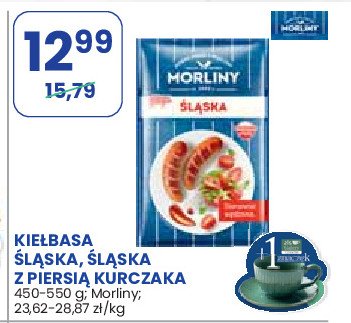 Kiełbasa śląska z piersią kurczaka Morliny promocja