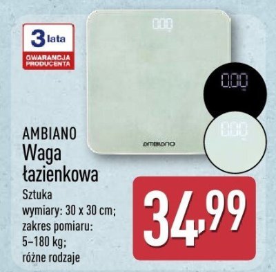 Waga łazienkowa, różne rodzaje promocja w Aldi