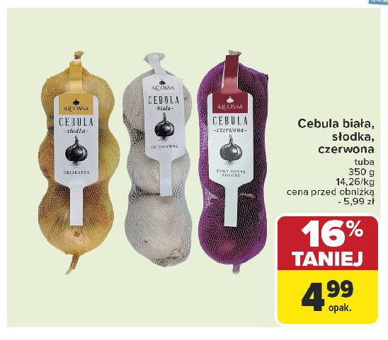 Cebula biała promocja w Carrefour