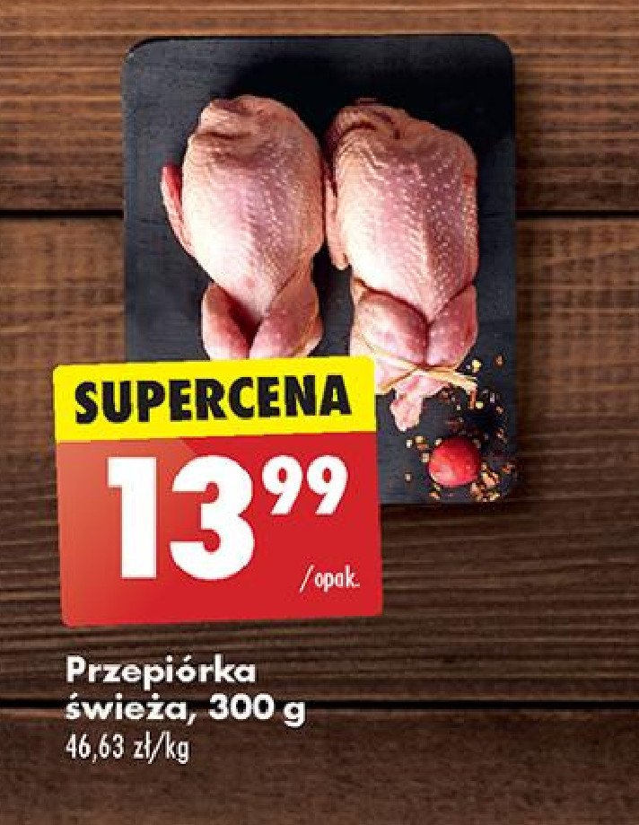 Przepiórka świeża promocja