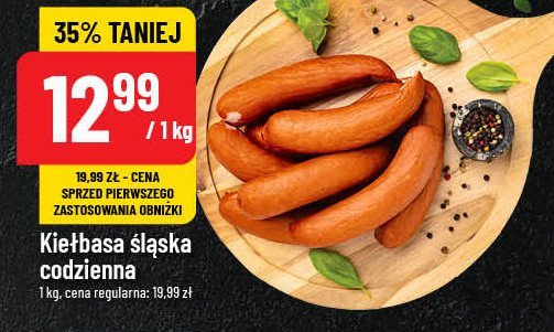 Kiełbasa śląska codzienna promocja w POLOmarket