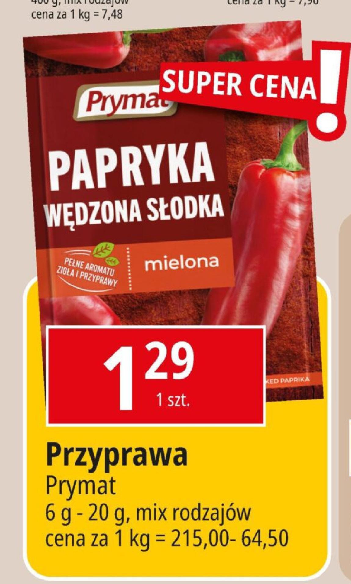 Papryka wędzona słodka Prymat promocja