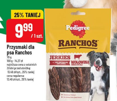 Przysmaki dla psa Ranchos Jerkies promocja w POLOmarket