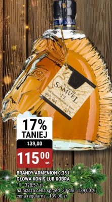Brandy Armenion 0,35l Głowa Konia Kobieta promocja w bi1