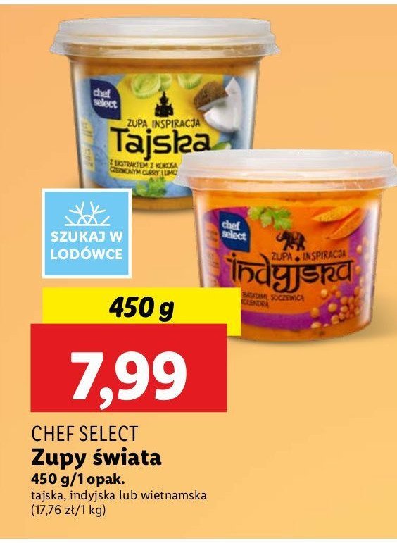 Zupa tajska Chef Select (Lidl) promocja