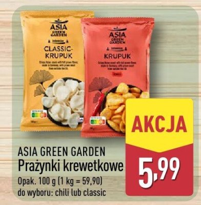 Prażynki krewetkowe classic promocja w Aldi