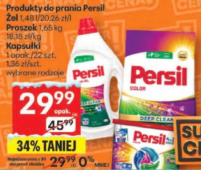 Proszek do prania Persil promocja w Delikatesy Centrum