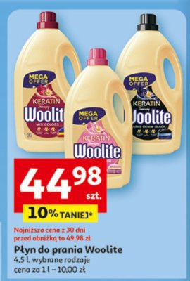 Płyn do prania Woolite 4,5 l, wybrane rodzaje promocja w Auchan