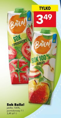 Sok jabłkowy Baila! promocja w LEWIATAN