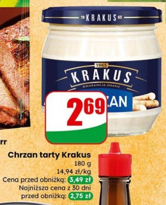 Chrzan tarty Krakus promocja w Dino