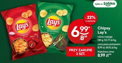 Chipsy Lay's Papryka promocja w Żabka