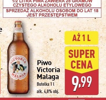 Piwo Victoria malaga promocja