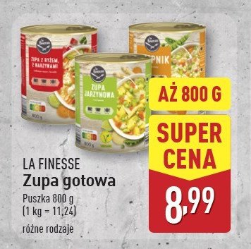 Zupa jarzynowa La finesse promocja w Aldi