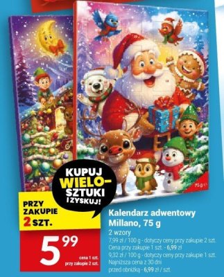 Kalendarz adwentowy Milano, 75 g promocja w Twój Market