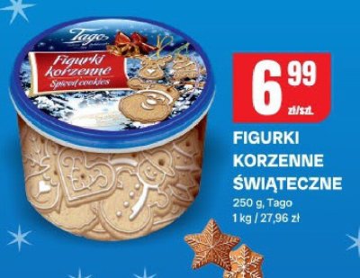Figurki korzenne świąteczne Tago promocja w Chorten