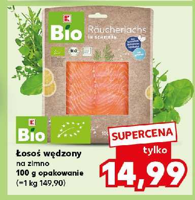 Łosoś wędzony K-classic bio promocja