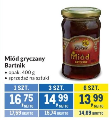 Miód gryczany Bartnik promocja w Makro
