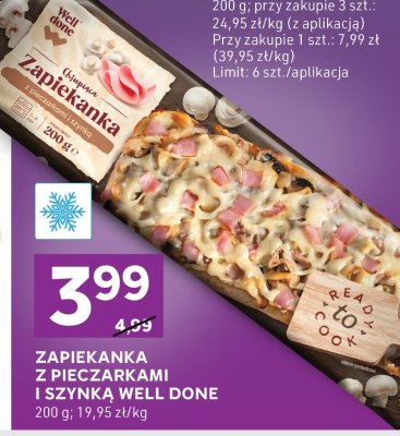 Zapiekanka z pieczarkami i szynką promocja w Stokrotka