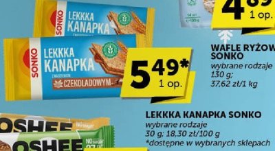 Wafle ryżowe Sonko promocja w ABC