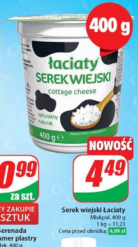 Serek wiejski naturalny 艁aciaty promocja
