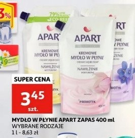 Mydło w płynie kremowe nawilżenie jaśmin Apart natural promocja