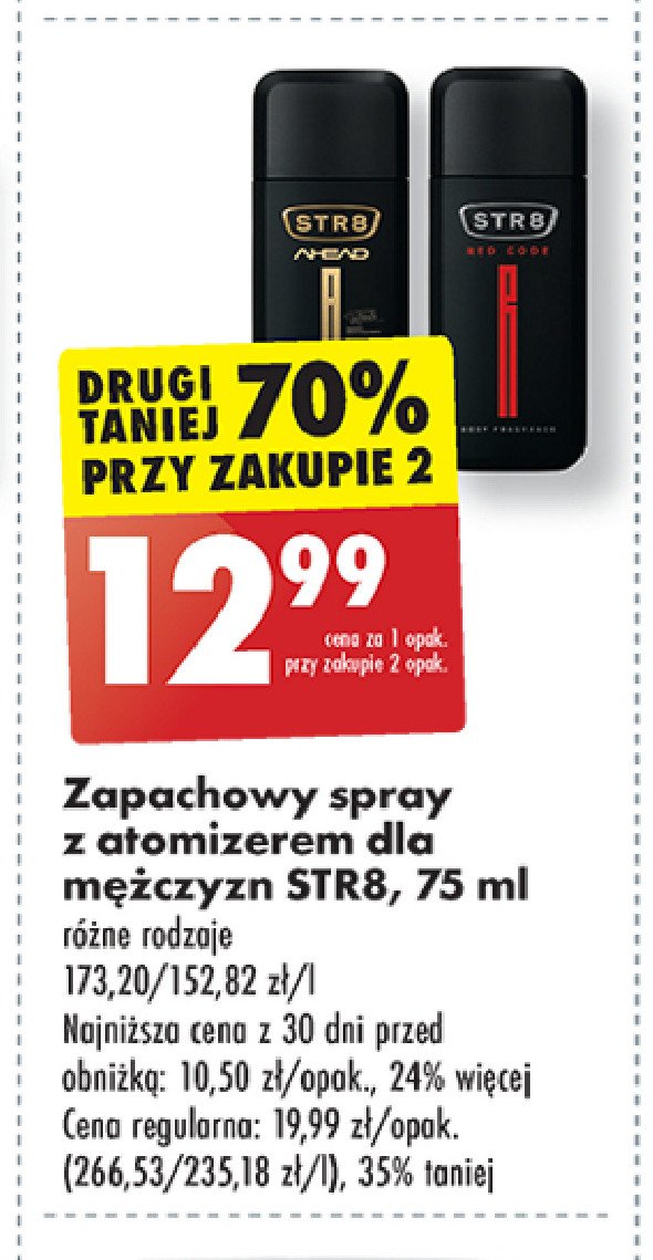 Dezodorant Str8 ahead promocja