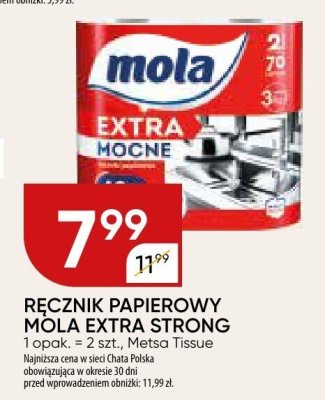 Ręcznik papierowy Mola Extra Strong Metsa Tissue promocja w Chata Polska