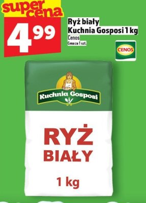 Ryż biały Kuchnia Gosposi 1 kg promocja w TOPAZ