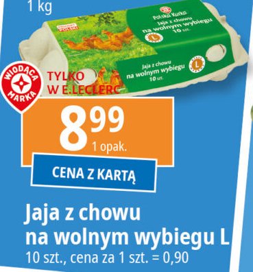 Jaja kl. l Wiodąca marka polska kurka promocja